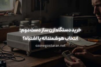 خرید دستگاه ازن ساز دست دوم؛ انتخاب هوشمندانه یا اشتباه رایج؟